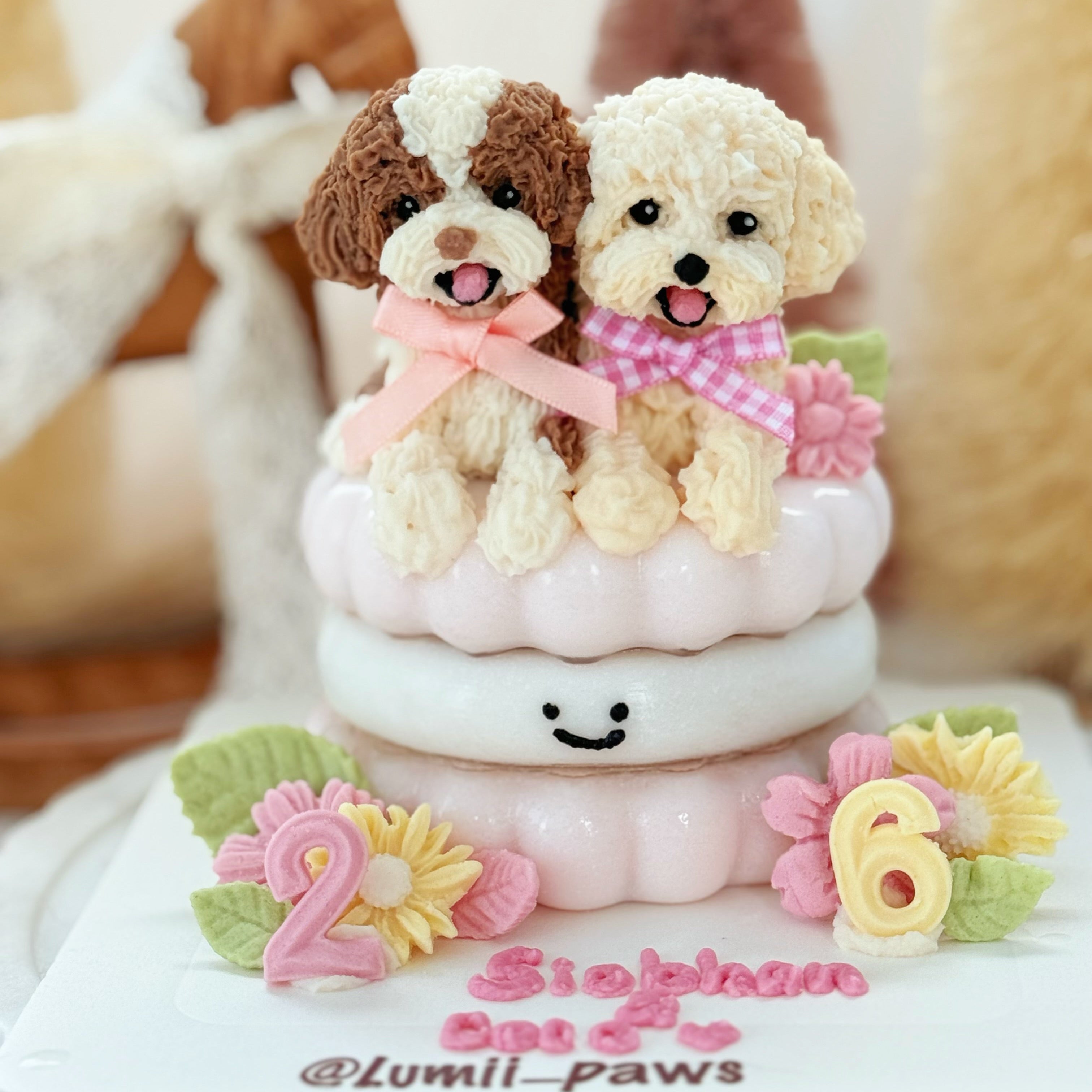 【Jellycat Series】4inch Jellycat Pet Cake (2 Pet Figurines)