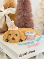 【Pet Figurine】Dachshunds Cake