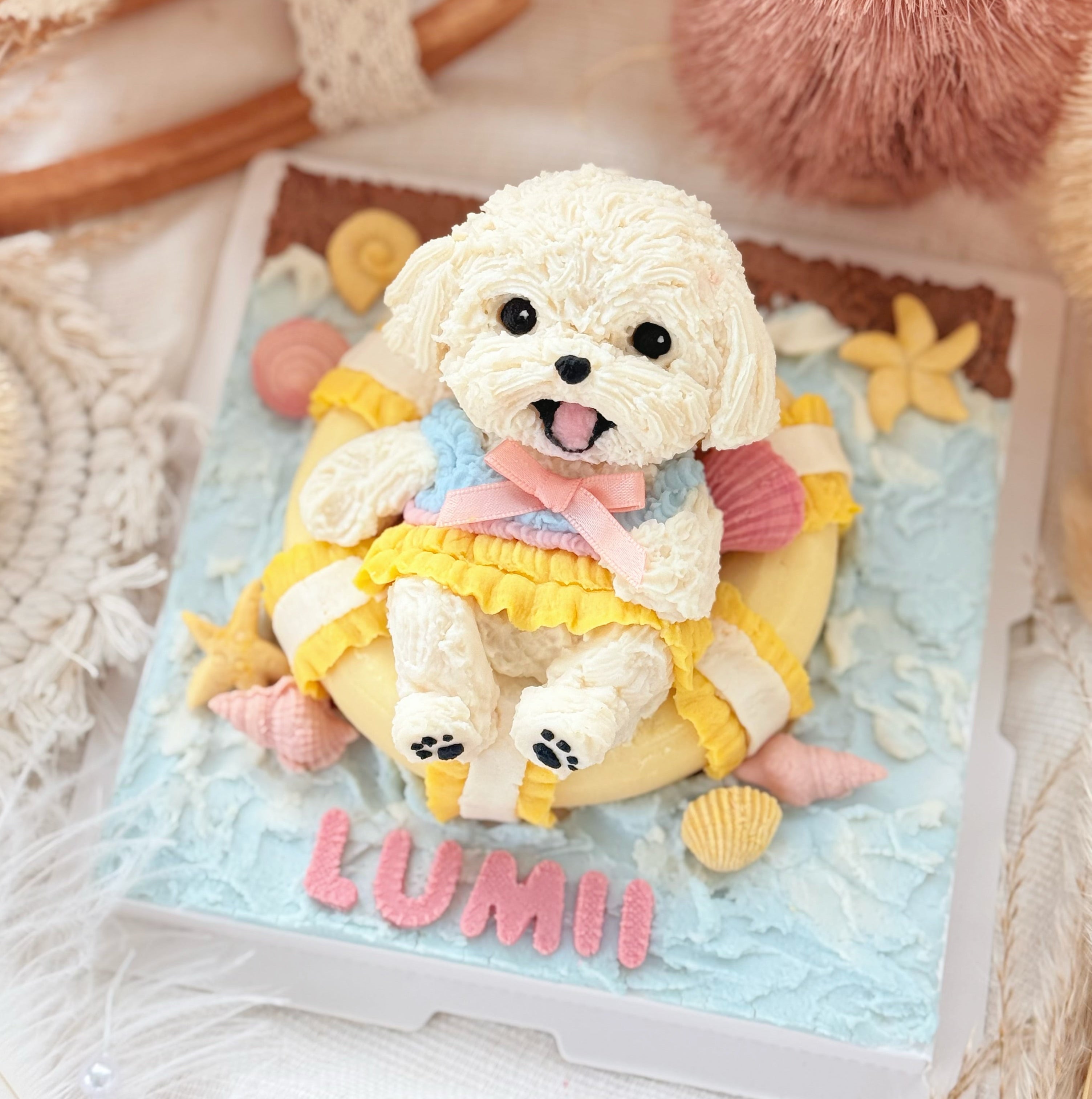 【Pet Figurine】Seaside Pup Cade