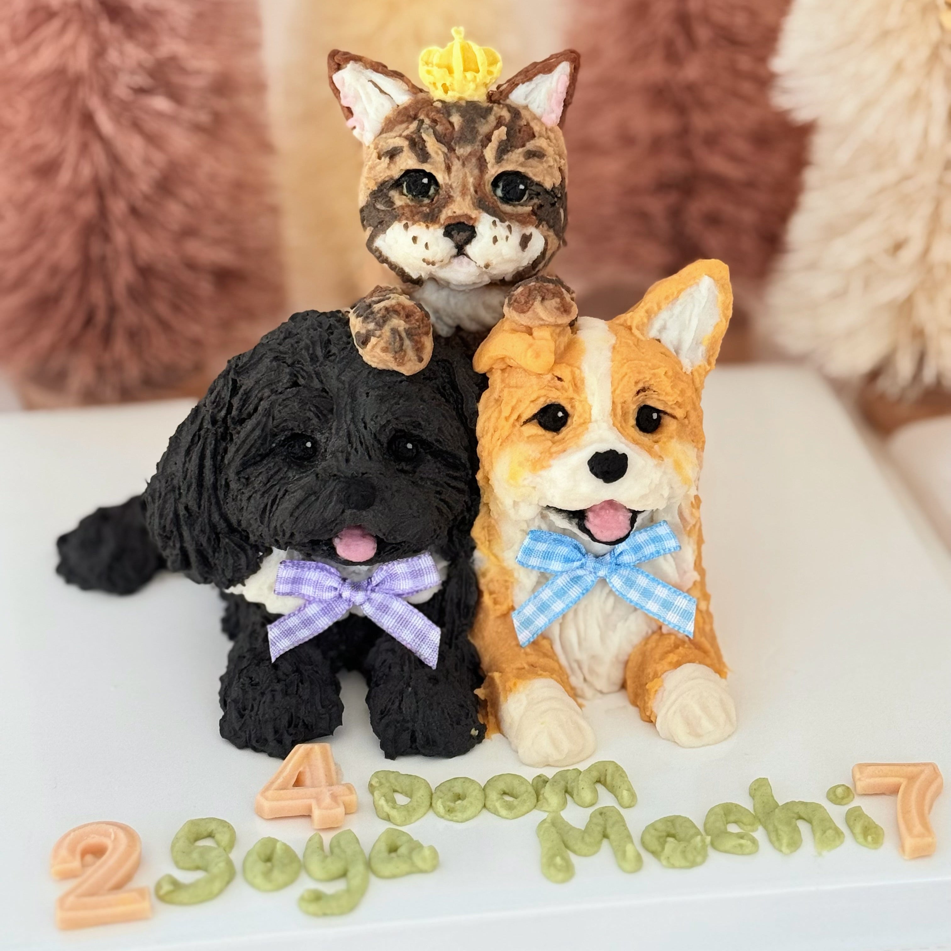 【Pet Figurine】3D Pet Figurine Cake