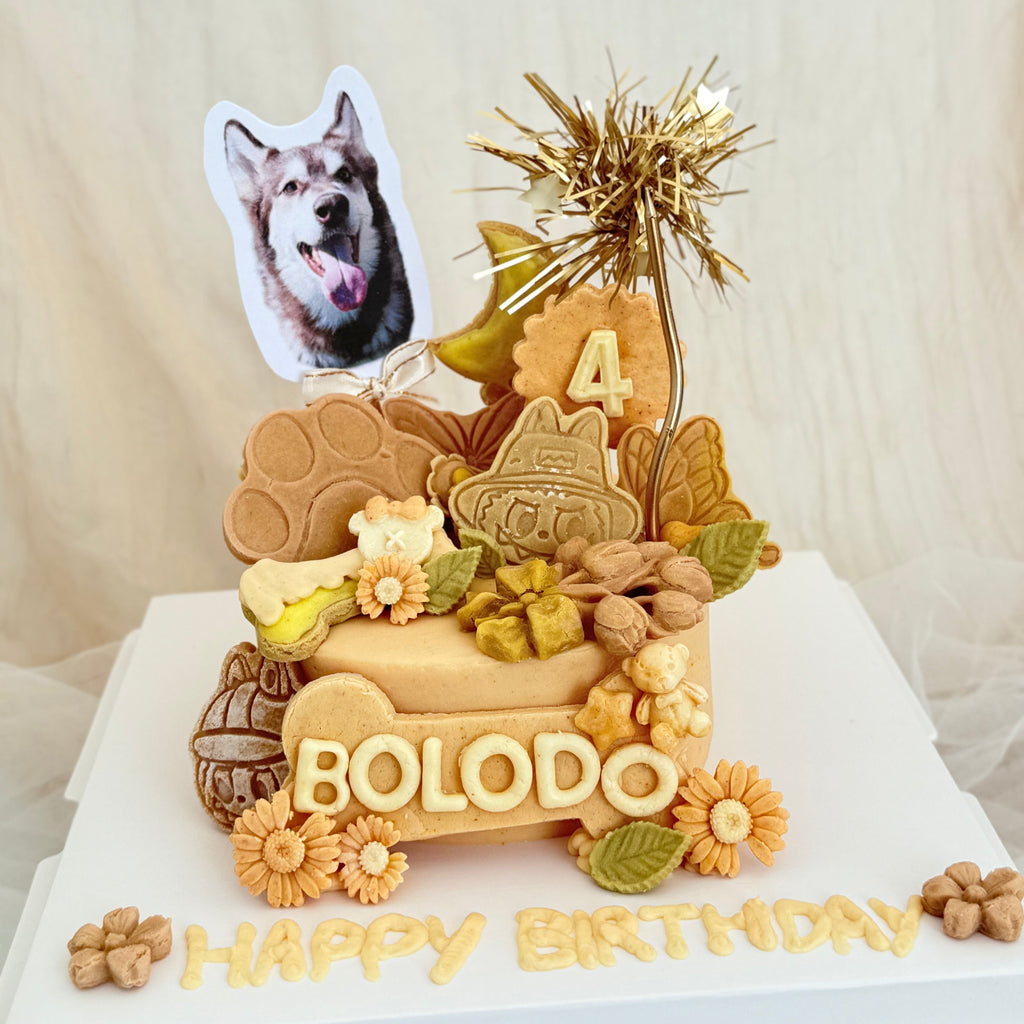 【Customized】5 inch Cookie Wonderland Pet Cake 🍪✨