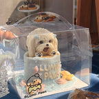 【Customized】3-inch Seaside Pup Cake