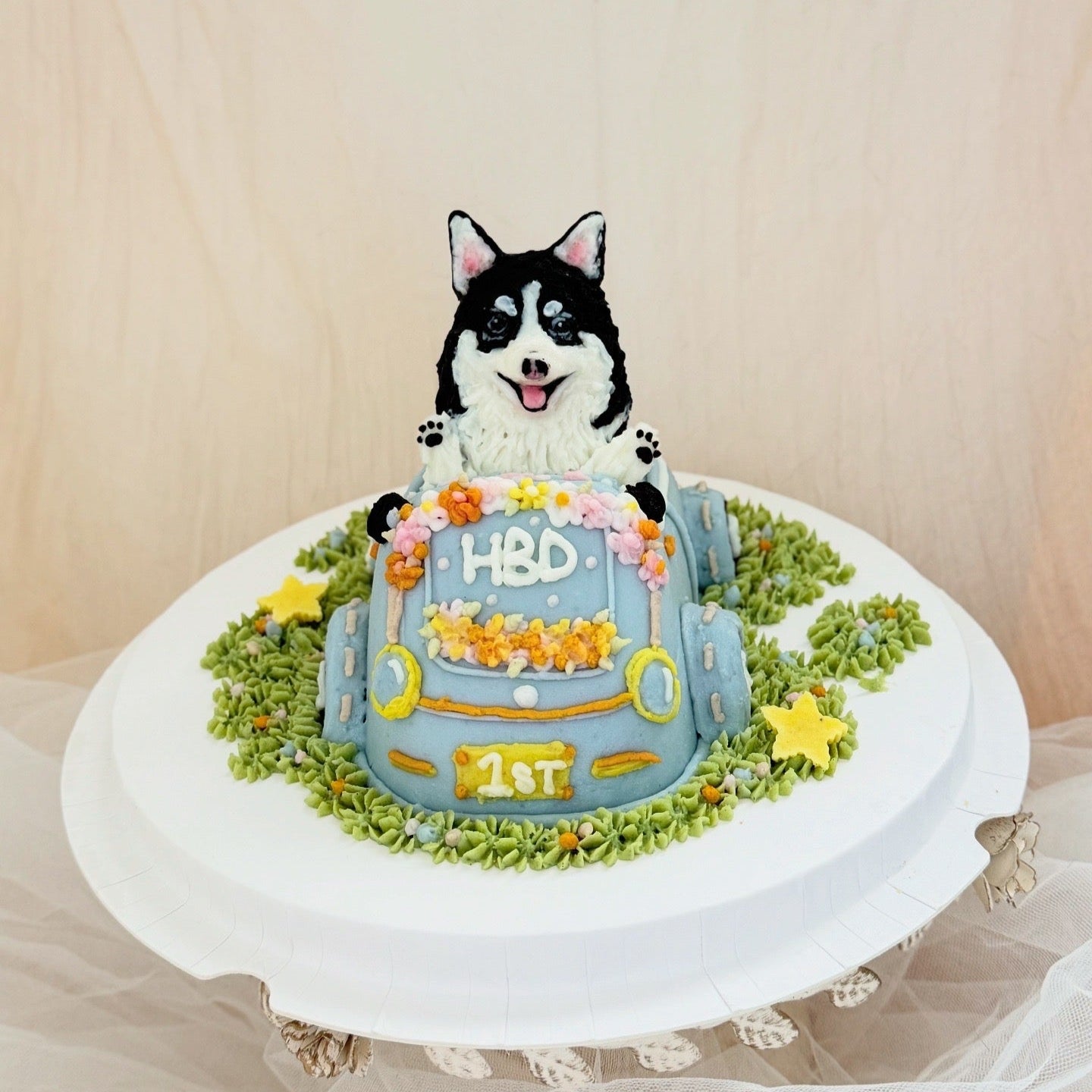 【Customized】Adventure Ride Pet Cake