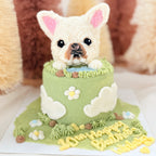 【Customized】3-inch Meadow Pup Cake