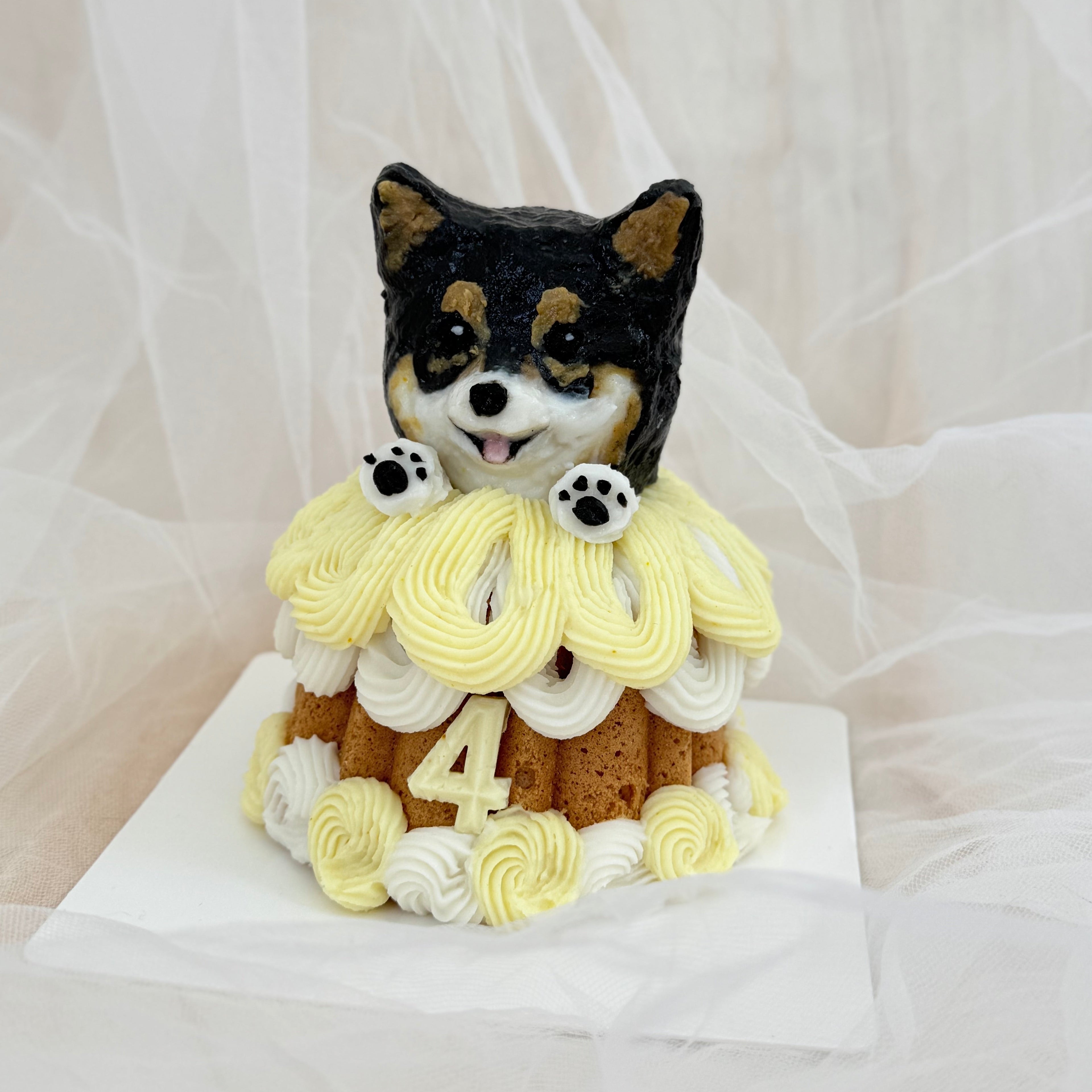 【Pupcake Series】3D Pet Pawndt Cake