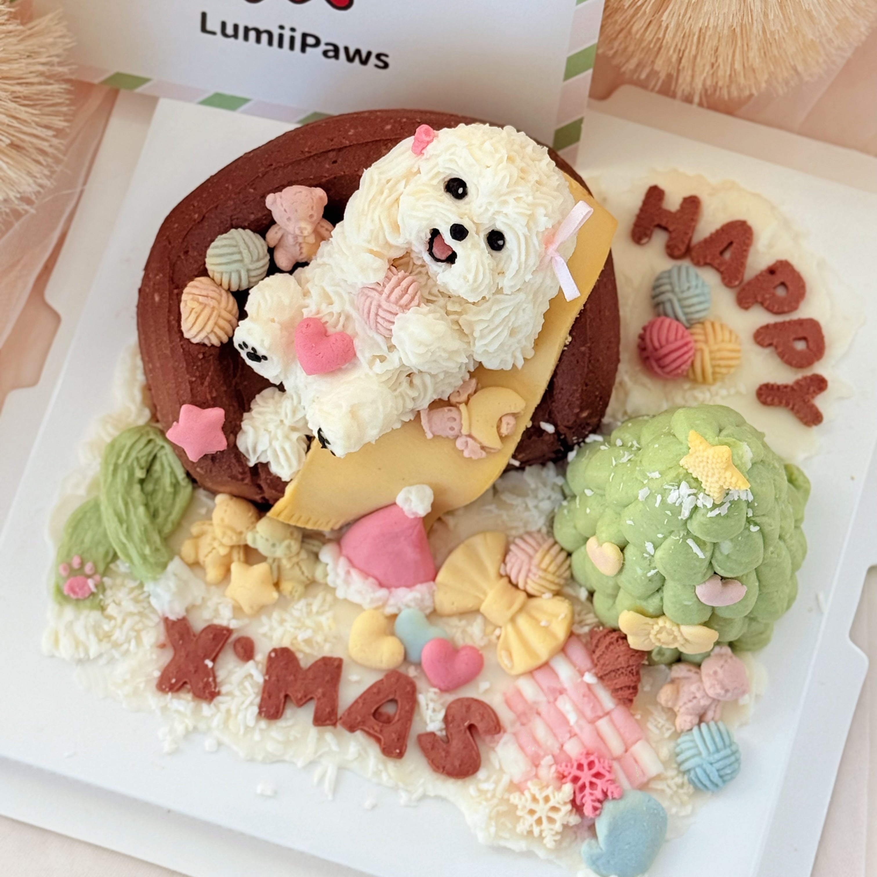 【Customized】 Fully Customizable Pup Cake (DM to Order)