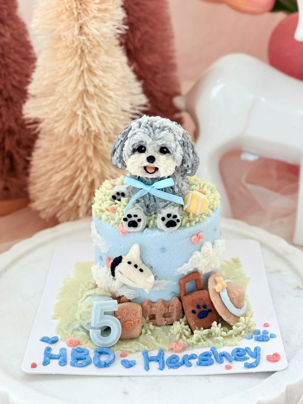 【Customized】3 Inch Full Body Pup Cake