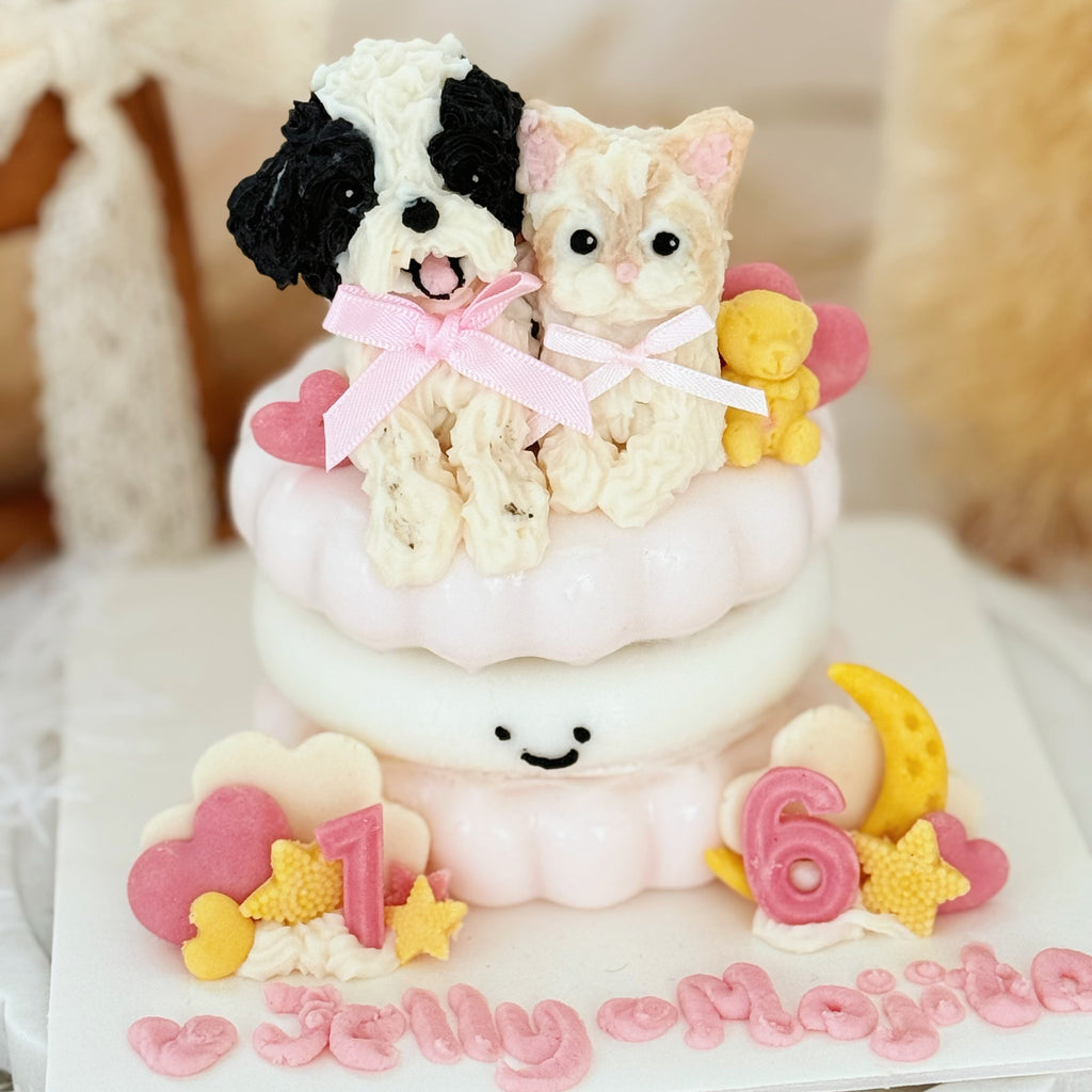 【Jellycat Series】4inch Jellycat Pet Cake (2 Pet Figurines)