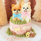 【Customized】4 inch Meadow Pet Cake