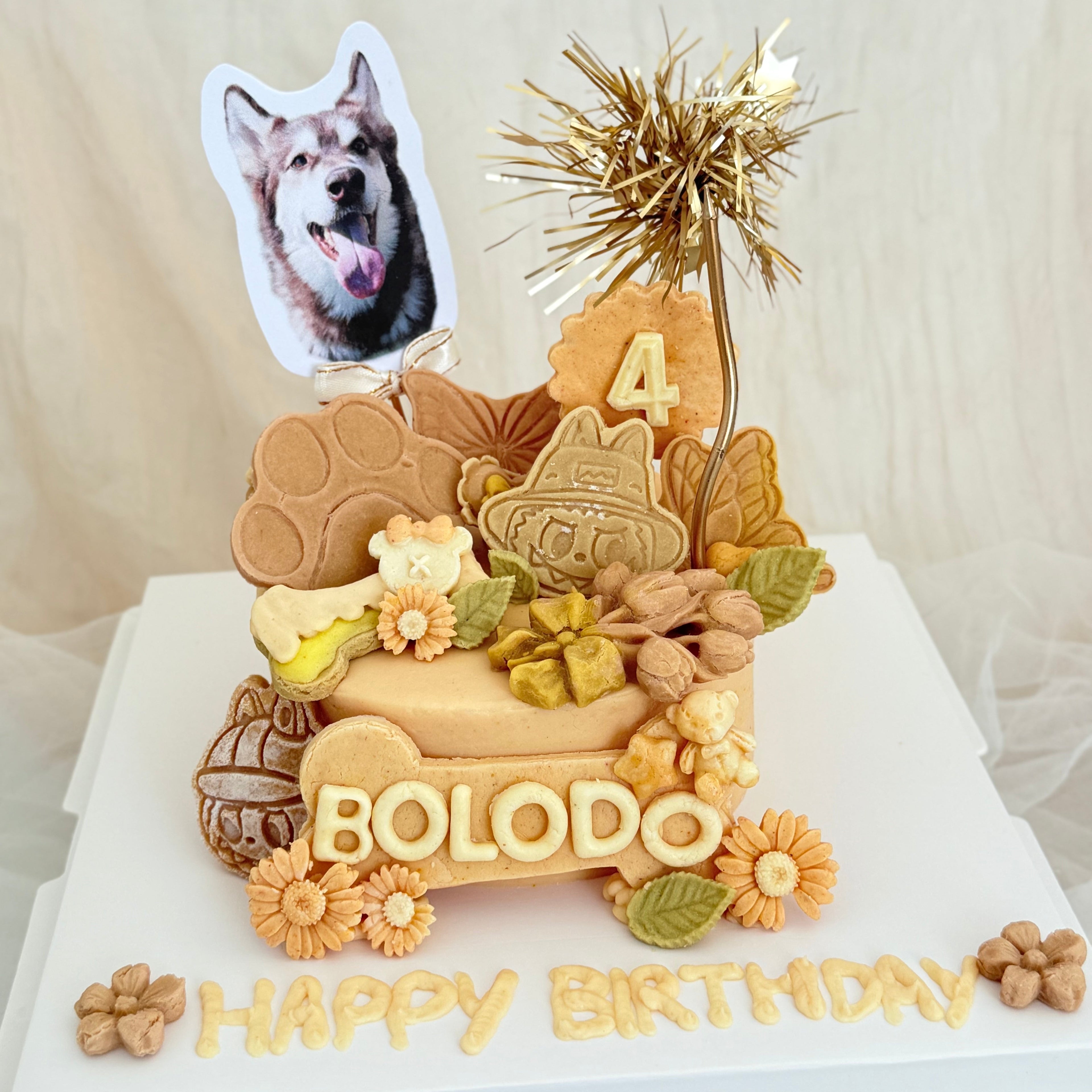 【Customized】5 inch Cookie Wonderland Pet Cake 🍪✨