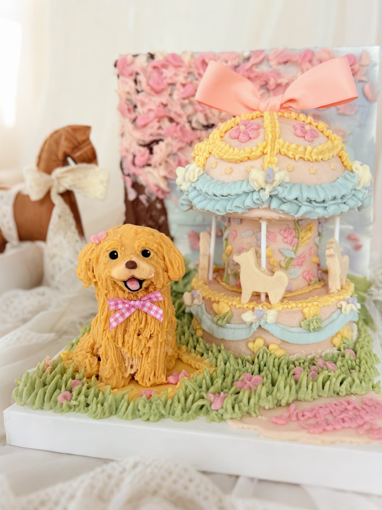 【Customized】 Fully Customizable Pup Cake (DM to Order)