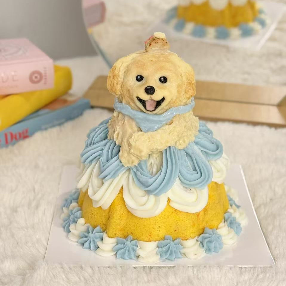 【Pupcake Series】3D Pet Pawndt Cake