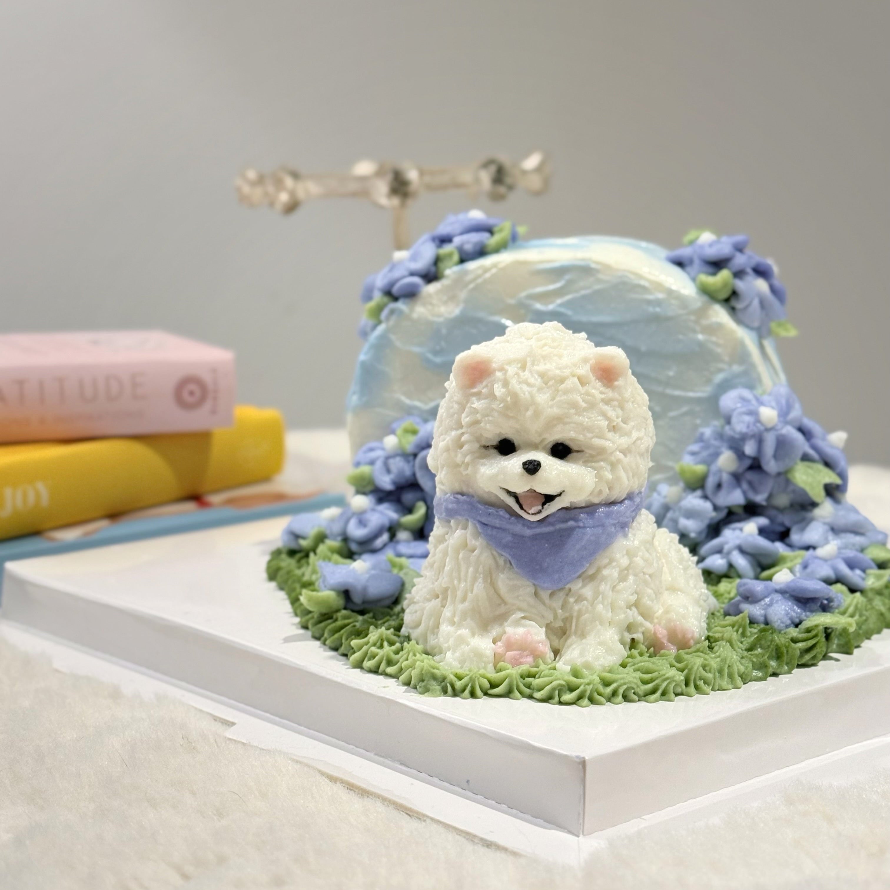 【Customized】Blooming Pawscape 3D Pet Cake