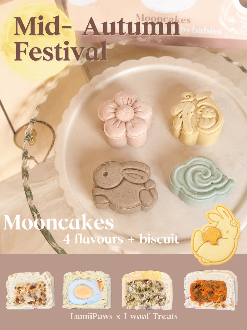 🌕 Mid-Autumn Limited Edition Pet Mooncake Gift Box